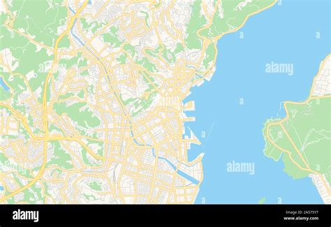 Kagoshima map vector hi-res stock photography and images - Alamy