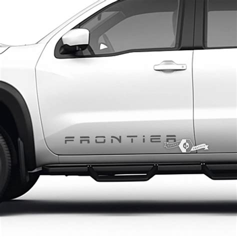 Pair Nissan Frontier Car Decal Graphic Sticker Side Doors Logo Vinyl