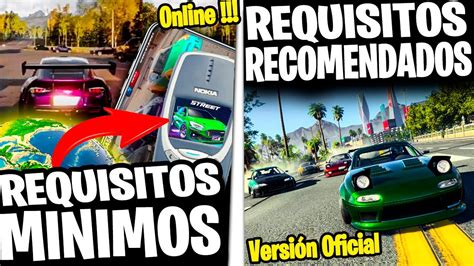 CarX Street REQUISITOS MINIMOS Y RECOMENDADOS Para ANDROID IOS