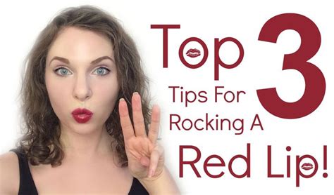 Top Three Tips For Wearing Red Lipstick | Wear red lipstick, Red ...