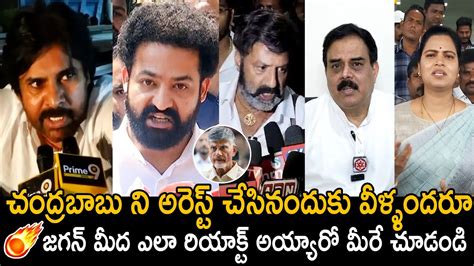 AP Political Leaders Pawan Kalyan BalaKrishna Jr NTR First Reaction On