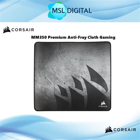 Corsair Mm Premium Anti Fray Cloth Gaming Mouse Pad Ch Ww