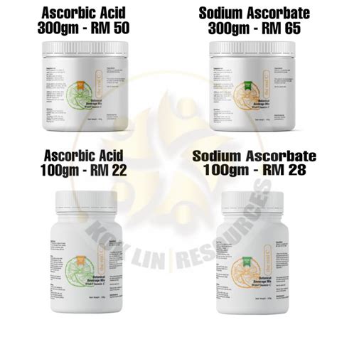 💥 The Real C Pure Vitamin C Ascorbic Acid And Sodium Ascorbate 💥 Shopee Malaysia