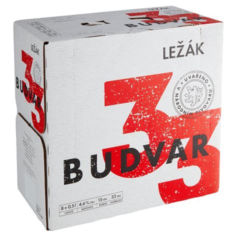 Budějovický Budvar Budvar 33 Ležák 8 X 05l Tesco Potraviny