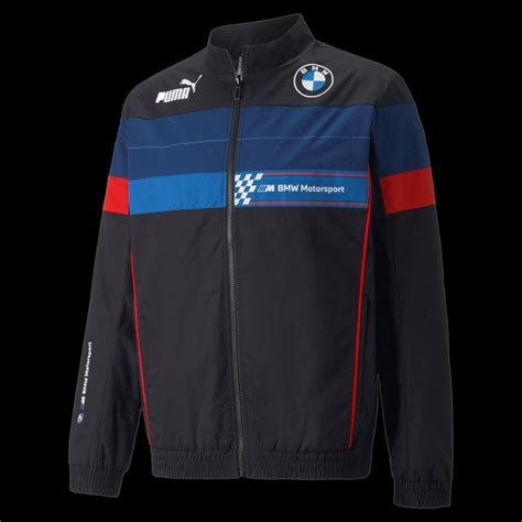 BMW M Motorsport Puma Softshell Tracksuit Jacke Schwarz Blau Rot