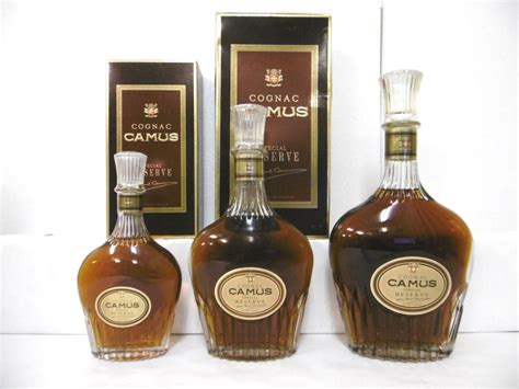 古酒 未開栓 3本セット Camus Special Reserve カミュ スペシャルリザーブ Cognac コニャック 箱 350ml