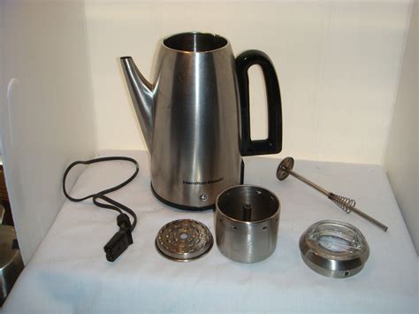 HAMILTON BEACH ELECTRIC COFFEE MAKER PERCOLATOR MODEL 40614 ...