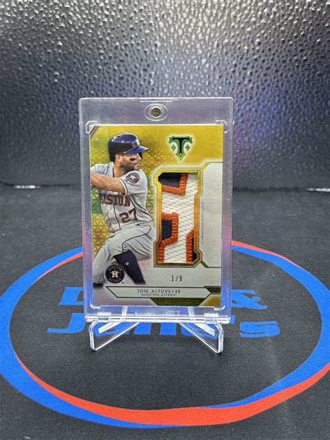 Topps Triple Threads Single Jumbo Relics Fijose Altuve Sjr