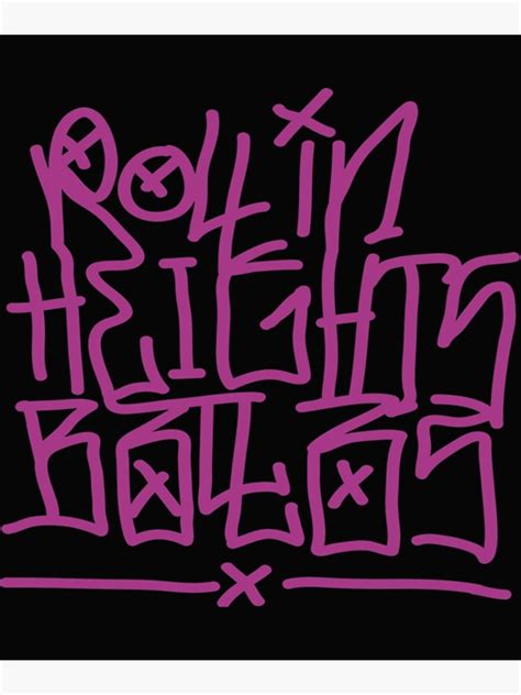 Ballas Graffiti Poster By Spdcreative Redbubble