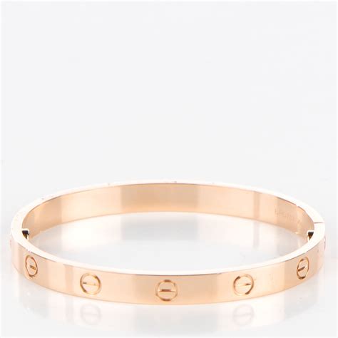 Cartier 18k Pink Gold Love Bracelet 17 125910