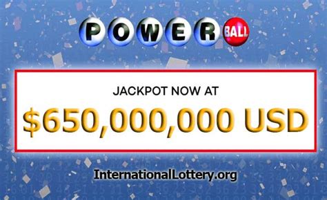 The Powerball Jackpot Is Now 650 Million