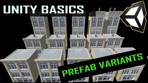 Unity Basics Prefab Variants Youtube