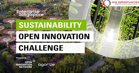 2023 Sustainability Open Innovation Challenge Oya Opportunities Oya