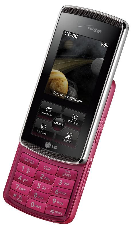 Verizon Wireless Launches The Pink Lg Venus Cell Phone Digest