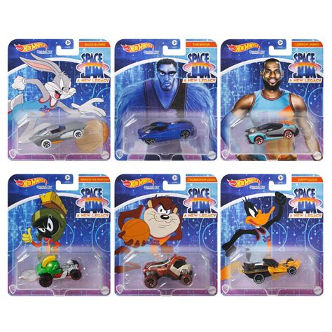 Space Jam Hot Wheels Character Car Mix Vehicle Case