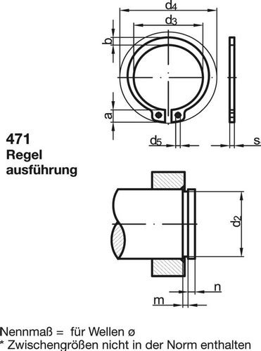 Din Stahl Blank X Sicherungsringe Ve Berolina