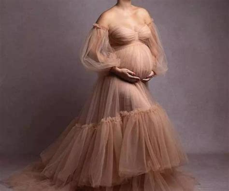 Maternity Tulle Robes Tulle Bridal Robe Fluffy Tulle Maternity Etsy