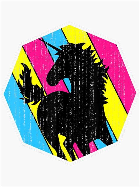 Lgbt Unicorn Pansexuality Pride Flag Lgbt Equality Pansexual Sticker