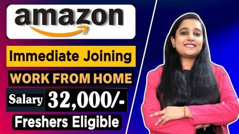 Amazon Recruitment Amazon Hiring Freshers Work From Home Jobs