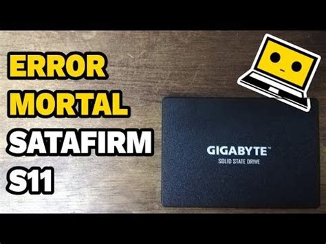 Reparar SSD Gigabyte Con Error SATAFIRM S11 YouTube Gigabyte Ssd