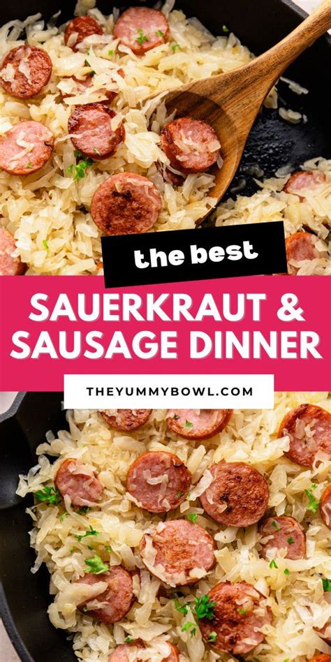 One Pot Kielbasa And Sauerkraut Dinner Recipe