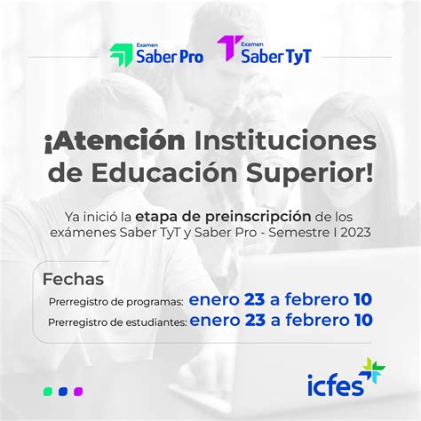 Icfes on Twitter Comienza el proceso de preinscripción a los