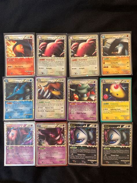 Hgss Prime Series Mew Gengar Absol Typhlosion Chansey Donphan