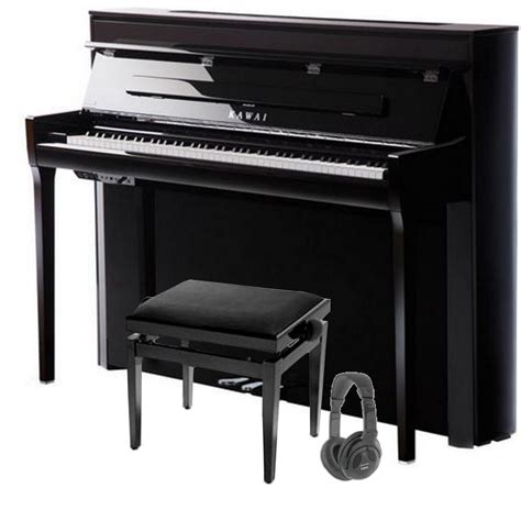 Kawai Novus NV5S Hybrid Digital Piano Polished Ebony Package