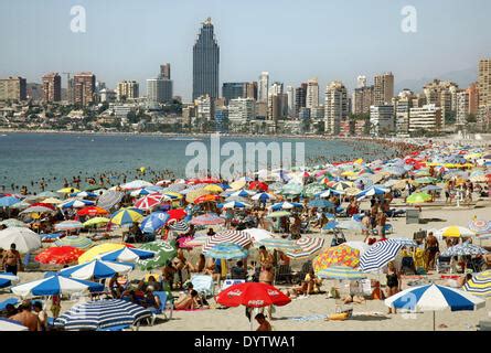 Benidorm s highrise skyline Stock Photo - Alamy