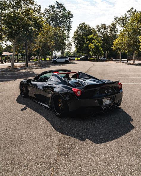 Ferrari 458 Spider Black