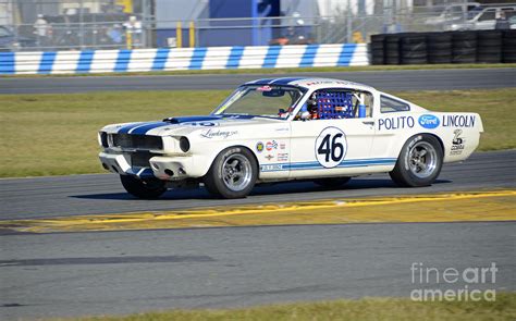 Ford Mustang GT350 at Daytona Speedway Photograph by Tad Gage