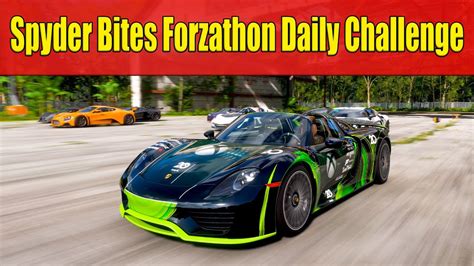 Forza Horizon Spyder Bites Forzathon Daily Challenge Win The