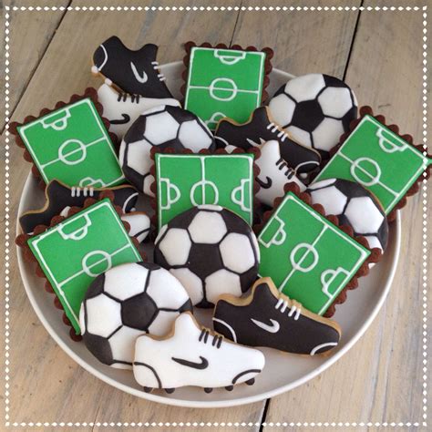 Voetbal Koekjes Soccer Cookies Shoes Field Ball Soccer Birthday