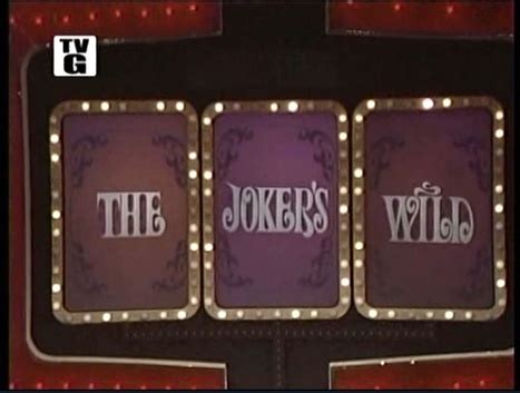 The Joker S Wild Game Show Jokers Wild Game Show Tv Show Games