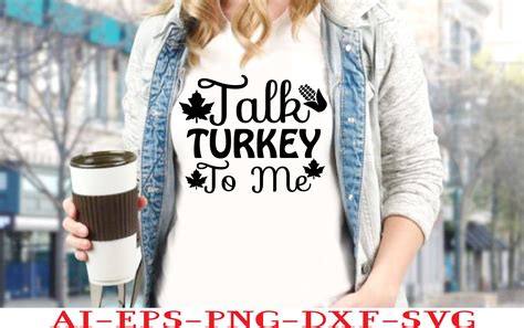 Talk Turkey To Me Svg Graphic By Rad Graphic Creative Fabrica