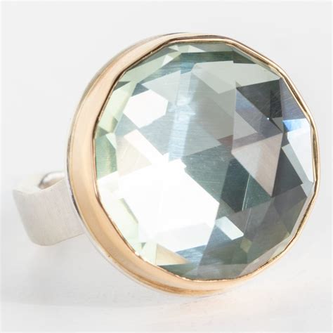 Jamie Joseph Trunk Show Round Mint Quartz Ring By Jamie Joseph Newtwist