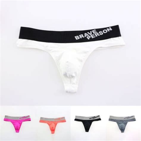 Bikini Slip Souple Pochette Taille Basse String Sous V Tement Rose Rouge Noir EBay