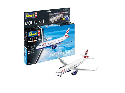 Revell 63840 Model Set Airbus A320neo British Airways A321247