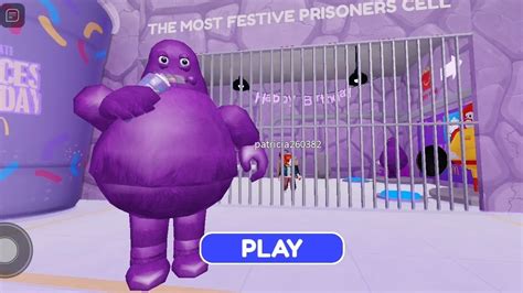 GRIMACE BARRYS PRISON RUN Obby ROBLOX GAMEPLAY Robloxedit Robux