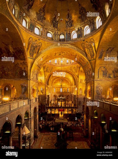 Interior View Saint Marks Basilica Hi Res Stock Photography And Images