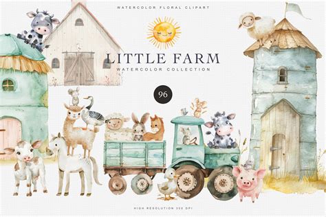 Little Farm Animals Nursery Collection - Design Cuts