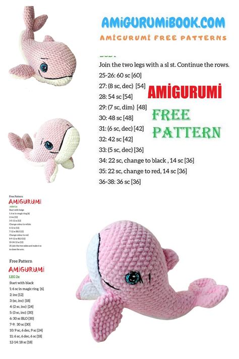 Amigurumi Whale Free Crochet Pattern Artofit