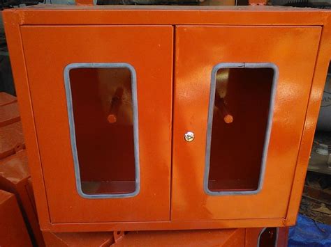 Mild Steel Double Door Fire Hose Box Size X X For Fire