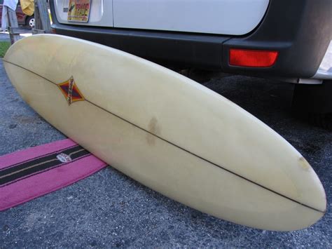 1969 Jacobs Transitional Surfboard Island Trader Surf Shop