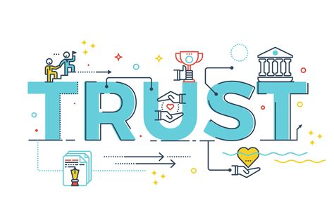 Trust Word Lettering 544857 Vector Art At Vecteezy