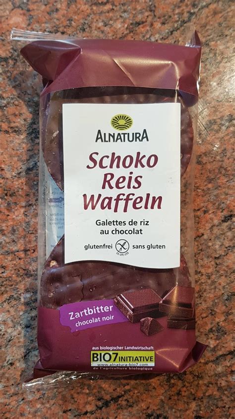 Schoko Reiswaffeln Zartbitter Alnatura 100 G