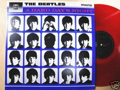 Popsike Beatles A Hard Day S Night Japan Lp Mono Red Vinyl