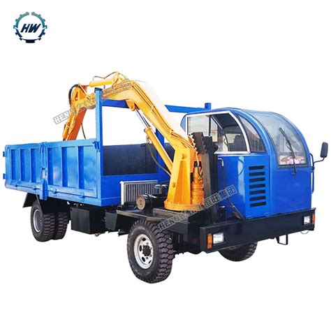 Truck Mounted Excavator And Crane Wheel Dump Truck Buy Excavator