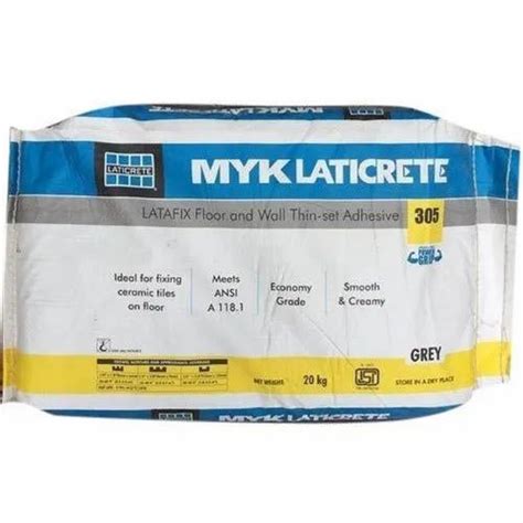 305 Myk Laticrete Tile Adhesive 20 Kg Bag At Rs 290 Bag In Noida ID