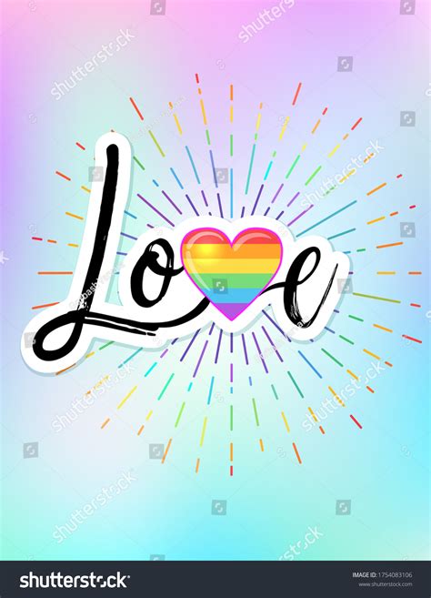 Lgbt Poster Design Gay Pride Lgbtq Stock Vector Royalty Free